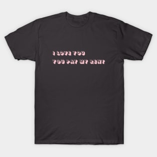 Rent, pink T-Shirt